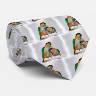 Gravata Par de Par de Papagaio Caique