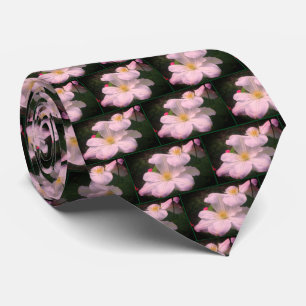 Gravata Par Flor Branco Clematis