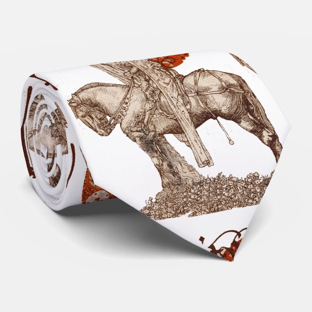 Gravata PARCIFAL EM BUSCA DO SANTO-CHUMBO, PRETO, vermelho (Rolled)