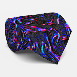 Gravata Parece azul e cor-de-rosa texturizado na parede