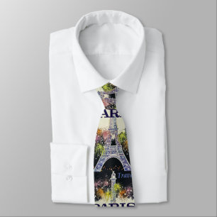 Gravata Paris: Poster Neck Tie