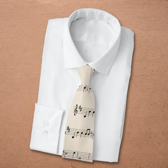 Gravata Partitura (Music Sheet Neck Tie)