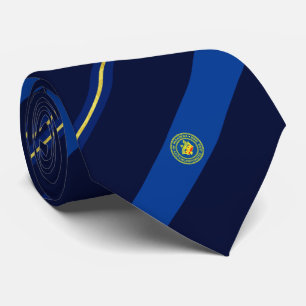 Gravata Pasadena (Califórnia) — bandeira municipal Neck Ti