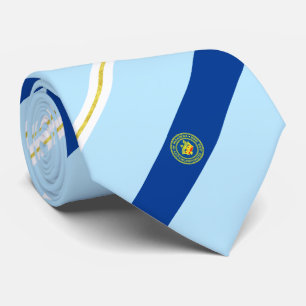 Gravata Pasadena (Califórnia) — bandeira municipal Neck Ti
