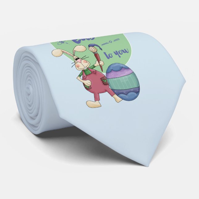 Gravata Páscoa de Hoppy para você, Coelho Artista (Rolled)