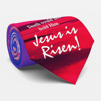 Gravata Páscoa JESUS É O Monograma Cristão de RISEN