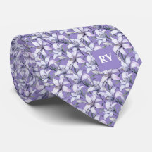 Páscoa Roxo Monograma Floral