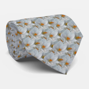 Gravata Páscoa Tie Crocus Flowers Necktie Páscoa Gifes