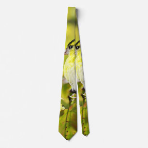 Gravata Pássaro no Amarelo