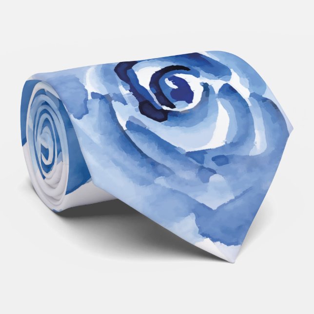 Gravata Pasta de padrão sem descontinuidades floral de aqu (Rolled)