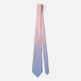 Gravata Pastel Pink and Sky Blue ombre