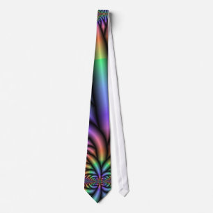 Gravata Pastel Rainbow Psychedelic Tie