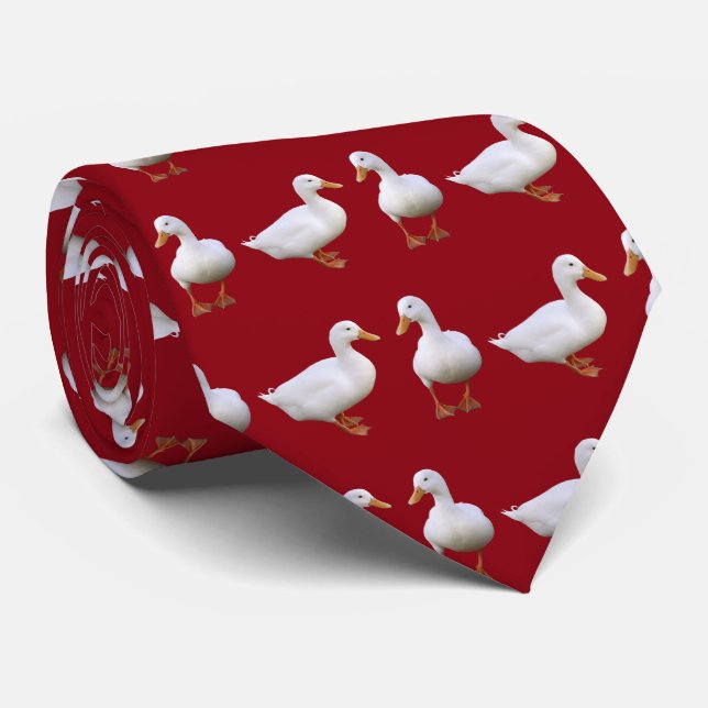 Gravata Pato Doméstico (Rolled)