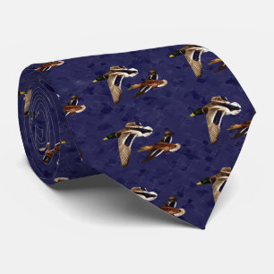 Gravata Patos-reais Marinho azul