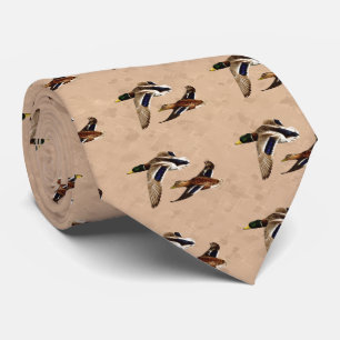 Gravata Patos Selvagens Voando De Banho