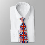 Gravata Patriota Britânico<br><div class="desc">Gravata no pescoço usando a bandeira do Reino Unido para celebrar patriotismo sobre ser britânico</div>