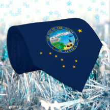 Patriotic Alaska Tie, Moda, EUA, Sinalizador do Al