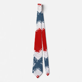 Gravata Patriotic Liberty Square Red White & Blue