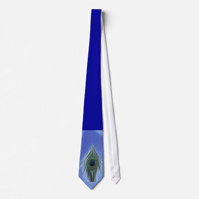 Gravata Pavão Azul (Frente)