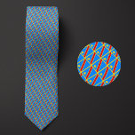 Gravata Pavilhão da República Democrática do Congo<br><div class="desc">Flag of Democratic Republic of Congo Pattern Necktie destaca as cores nacionais do país à distância,  usando um design inteligente ancorado. Após uma inspeção mais atenta,  o padrão repetitivo,  sem descontinuidades,  de bandeiras minúsculas mostra a bandeira nacional do país de uma forma esteticamente agradável.</div>