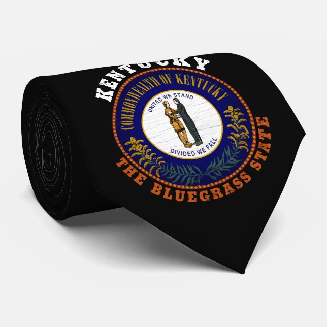 GRAVATA PAVILHÃO DO ESTADO BLUEGRASS KENTUCKY (Rolled)