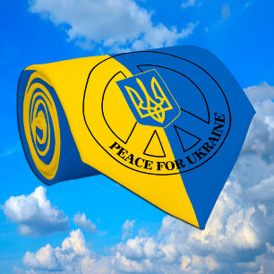 Gravata Paz para a Ucrânia, Bandeira da Ucrânia, Emblem
