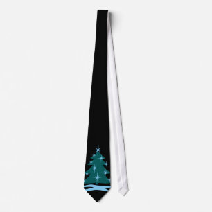 Gravata Pé azul de inverno Árvore de Natal Festiva