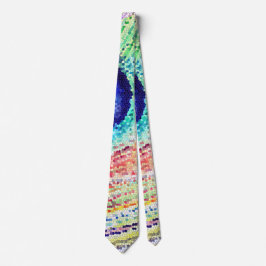 Gravata Peacock Feather T Tie