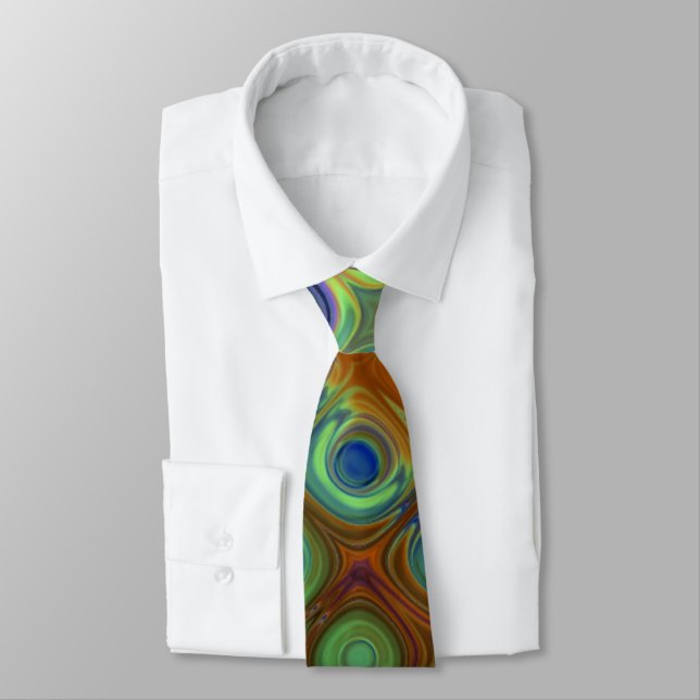 Gravata Peacock Pattern Tie (Amarrado)