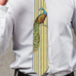 Gravata Peacock Tie Para Casamentos e Ocasiões Especiais<br><div class="desc">Qualquer fita que não esteja impressa frente e verso pode ser personalizada por você para ter impressão também no verso. Basta rolar para baixo e clicar em "personalizar mais" na janela Personalizar Pop de Modelo e selecionar tudo e copiar e selecionar o lado traseiro e colar.</div>