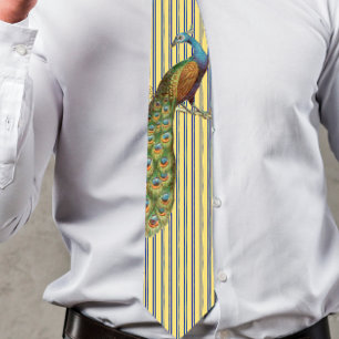 Gravata Peacock Tie Para Casamentos e Ocasiões Especiais