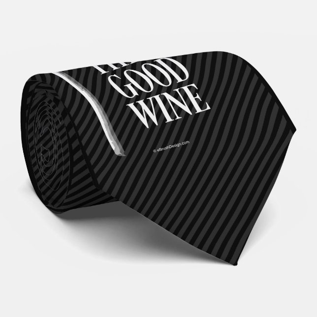 Gravata Peça O Bom Coletor De Vinho (Rolled)