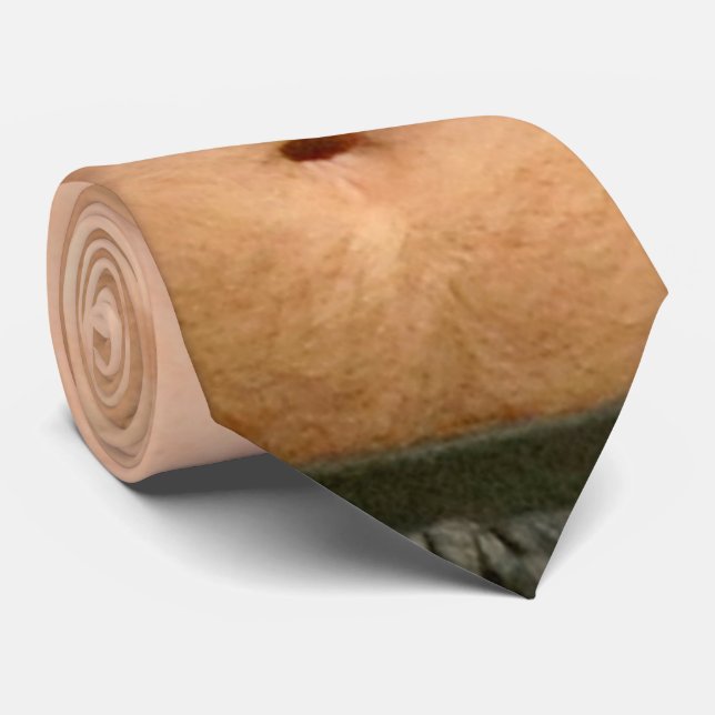 Gravata peito ligeiramente peludo (Rolled)