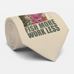 Gravata Peixe mais - Trabalhe menos! Arco Arco-Íris Pescar