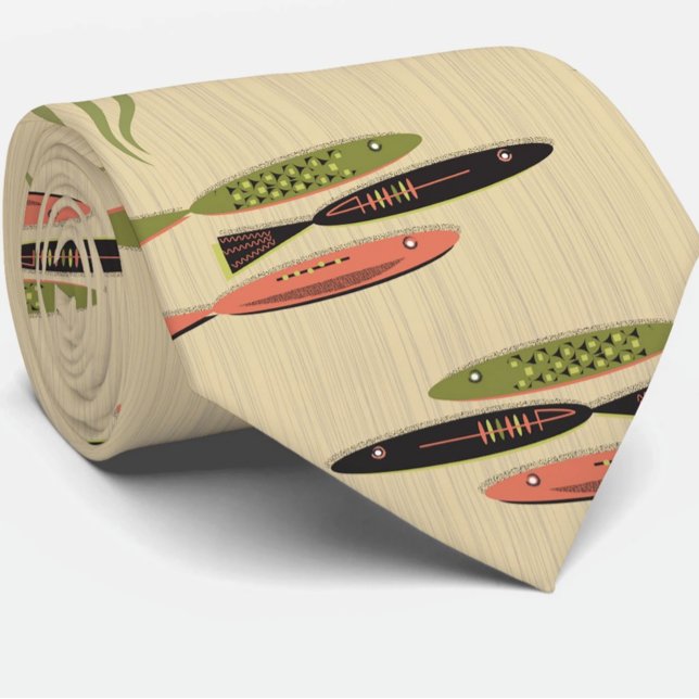 Gravata Peixe Moderno meio século (Criador carregado)