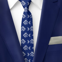 Peixes Brancos No Mar Azul Profundo