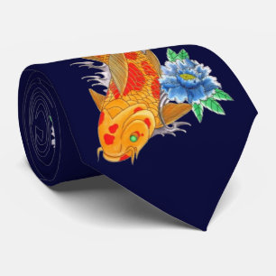 Gravata Peixes VARIÁVEIS de Koi do japonês do OPUS