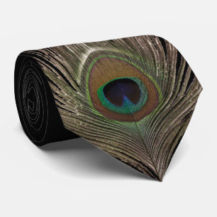 Gravata Pena de Peacock
