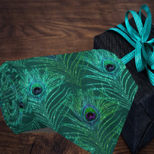 Gravata Penas de Peacock Penas Azuis Teal Pescoço Colar