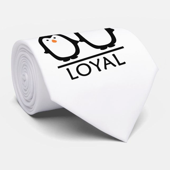 Gravata Penguin Love tie (Rolled)