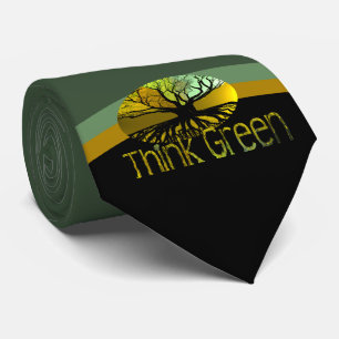 Gravata Pense Verde
