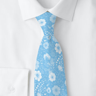 Gravata Pensées Baby Blue