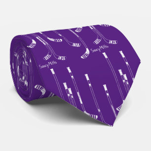 Gravata Pentes de hóquei Roxo