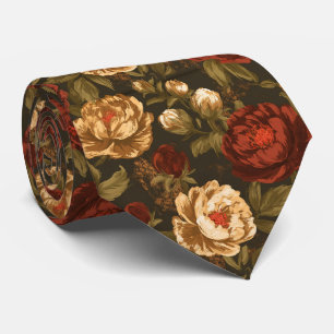 Gravata Peônias Flor Noiva Pai Boho Casamento