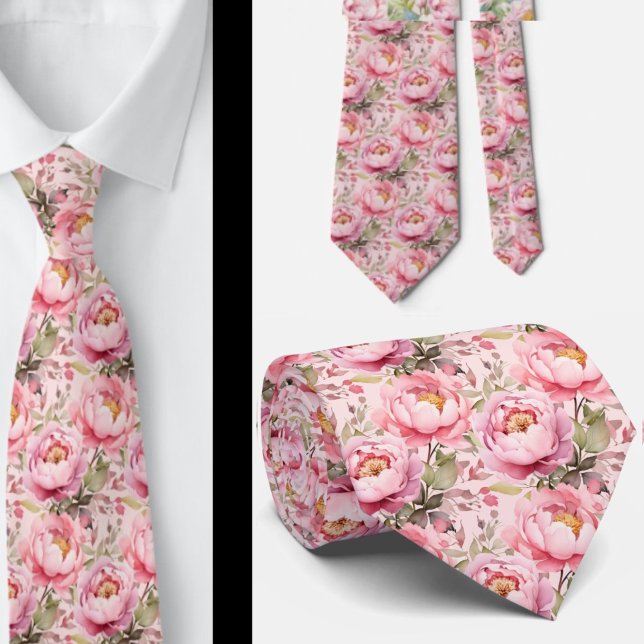 Gravata Peonies Floral Peony Flowers (Criador carregado)