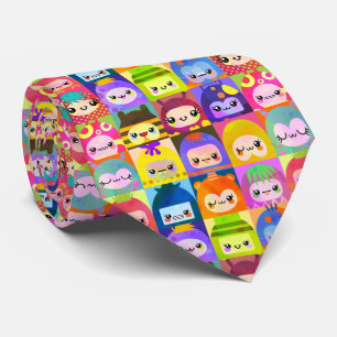 Gravata Pequena Comunidade de Monstro Kawaii