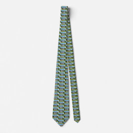 Gravata Pequeno Farol do Rio, Maine Mens Tie