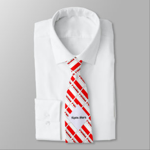 Gravata Personalização Preta da Bandeira Polonesa POLSKA T