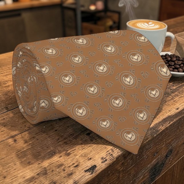 Gravata Personalizada Café Latte (Criador carregado)