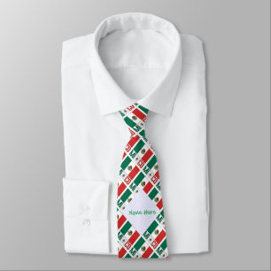 Gravata Personalizada com a Bandeira do México em